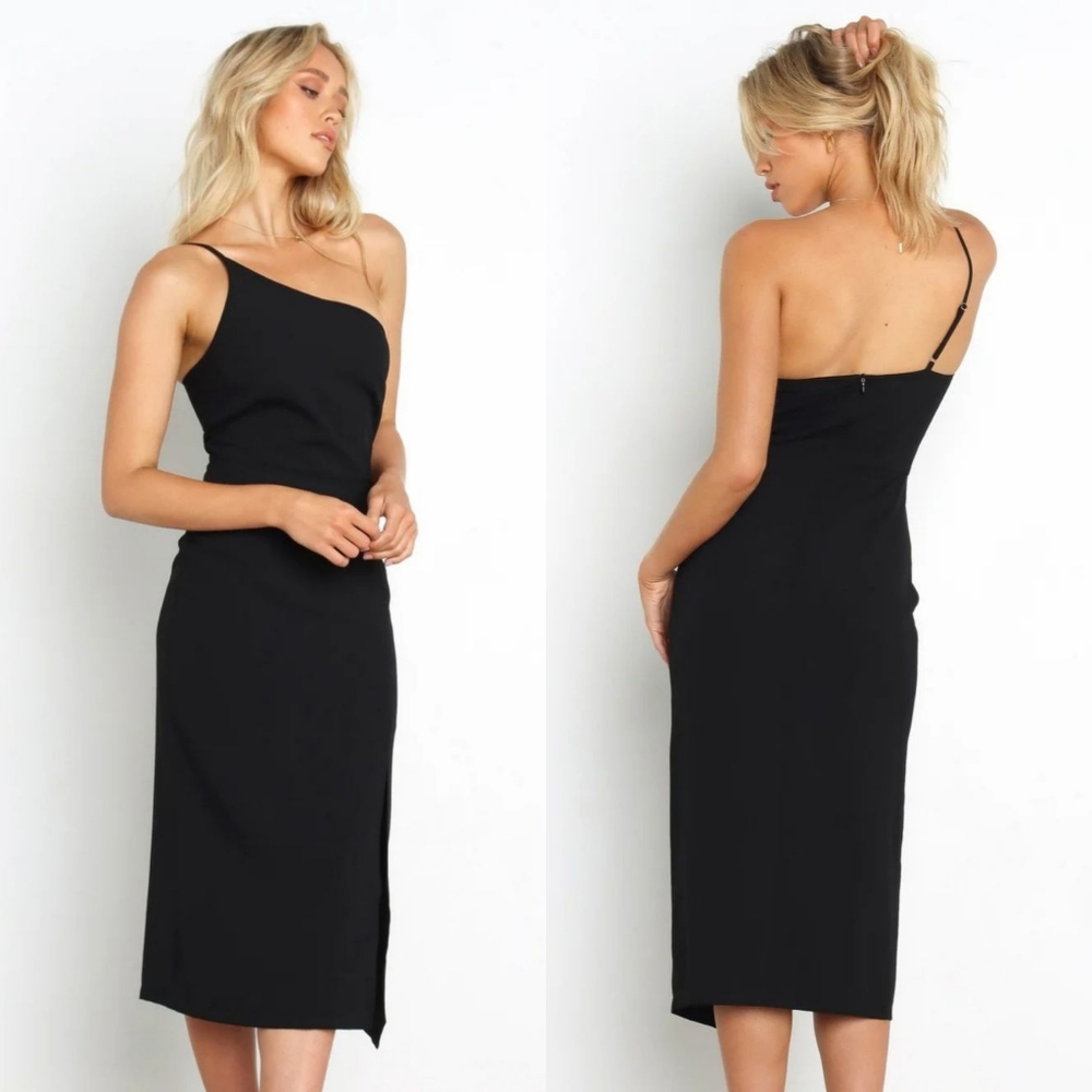 Petal + Pup Xiomar Dress In Black NEW